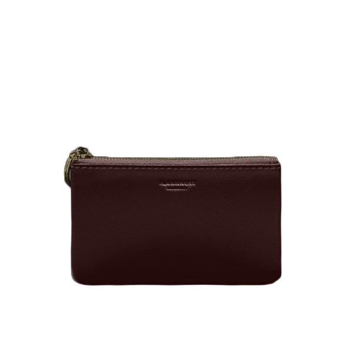 Монетниця шкіряна 3.0 краст Бордовий (A-027987)