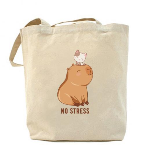 ЭКО-сумки-шопер Капибар без стресса (12738560-11-181646)