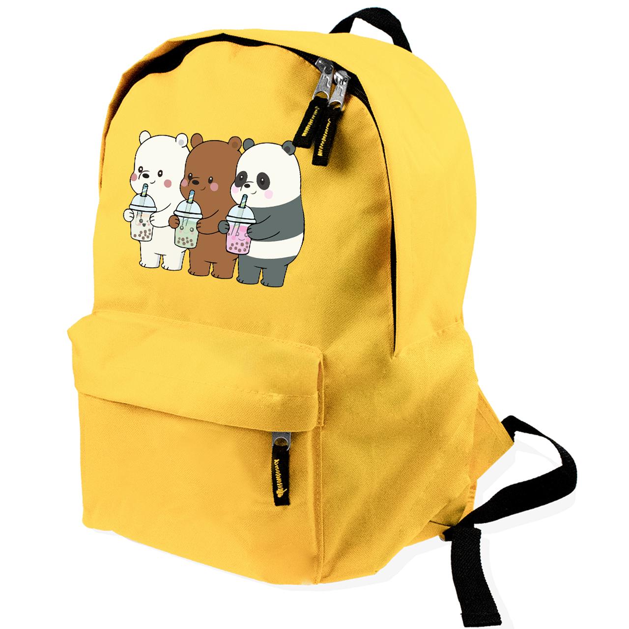 Рюкзак дитячий We Bare Bears Жовтий (9263-2896-SY)