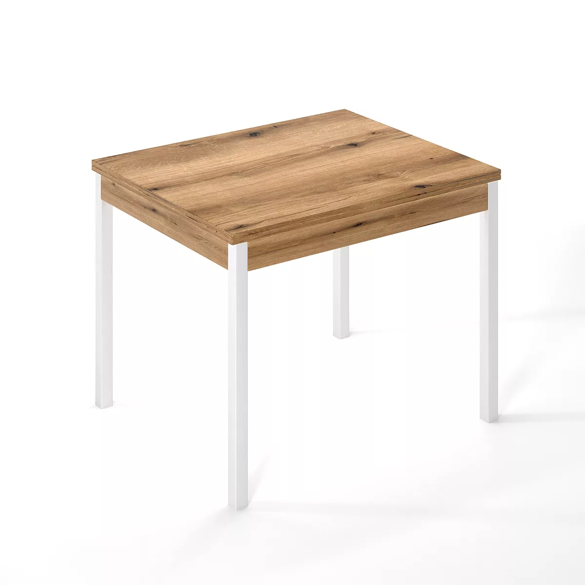 Стіл-трансформер обідній ART IN HEAD Lunch ЛДСП розкладний 90/30х60/30 см Дуб евок/Білий (TB19100000010) - фото 1 Стіл-трансформер обідній ART IN HEAD Lunch ЛДСП розкладний 90/30х60/30 см Дуб евок/Білий (TB19100000010) - фото 1