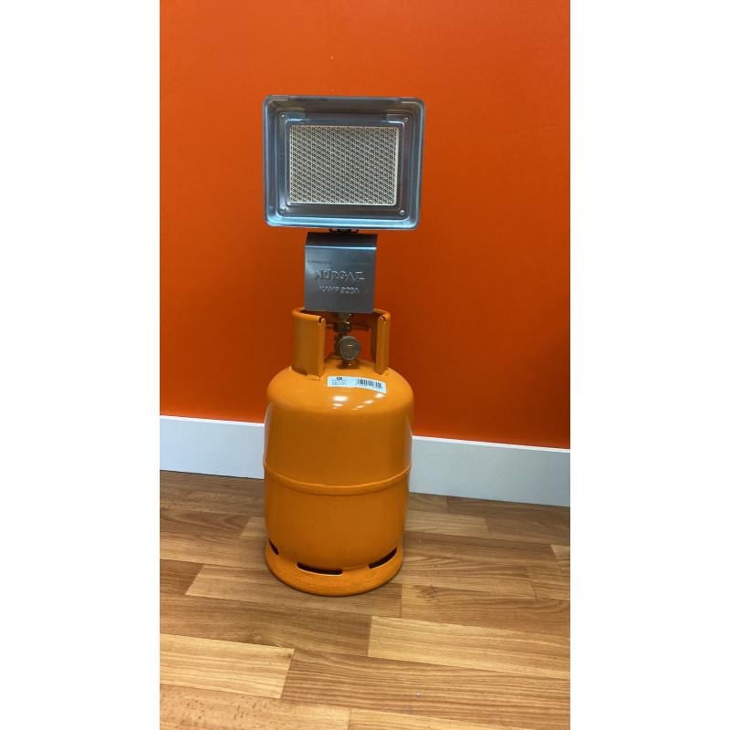Инфракрасный обогреватель газовый Nurgaz с баллоном пропан-бутан 8 л 1,5 кВт (12744922) - фото 2