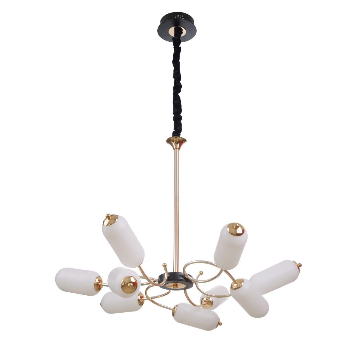 Люстра світлодіодна Brille BL-792S/9 54W GD Чорний/Золото