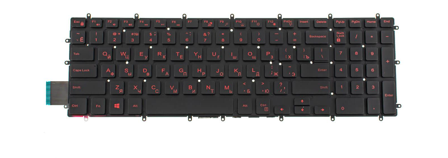 Клавиатура для ноутбука Dell Inspiron 5765 подсветка клавиш (120456)