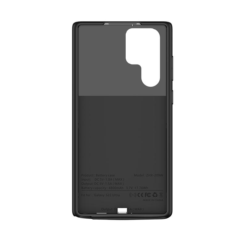 Чехол-аккумулятор XON PowerCase для Samsung Galaxy S22 Ultra 4800 mAh Black - фото 7