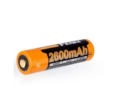 Аккумулятор Fenix 18650 2600 mAh 3,6V Li-ion Черно-желтый - фото 4 Аккумулятор Fenix 18650 2600 mAh 3,6V Li-ion Черно-желтый - фото 4