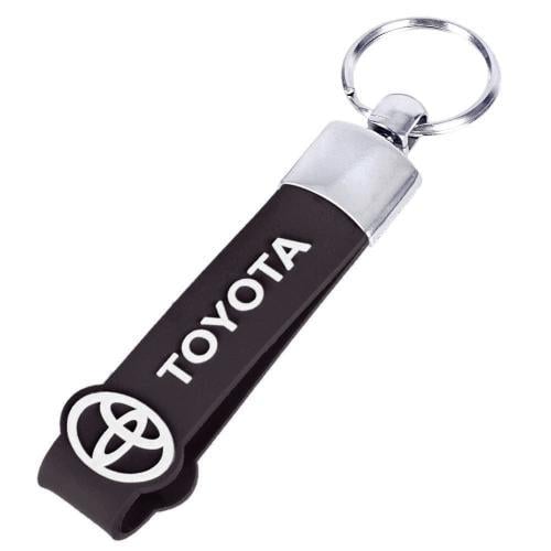 Брелок TOYOTA с резиновым ремешком Черный (00000054285)