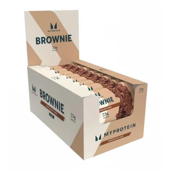 Заменитель питания MyProtein Protein Brownie 12х75 г Chocolate Chip (000027024)
