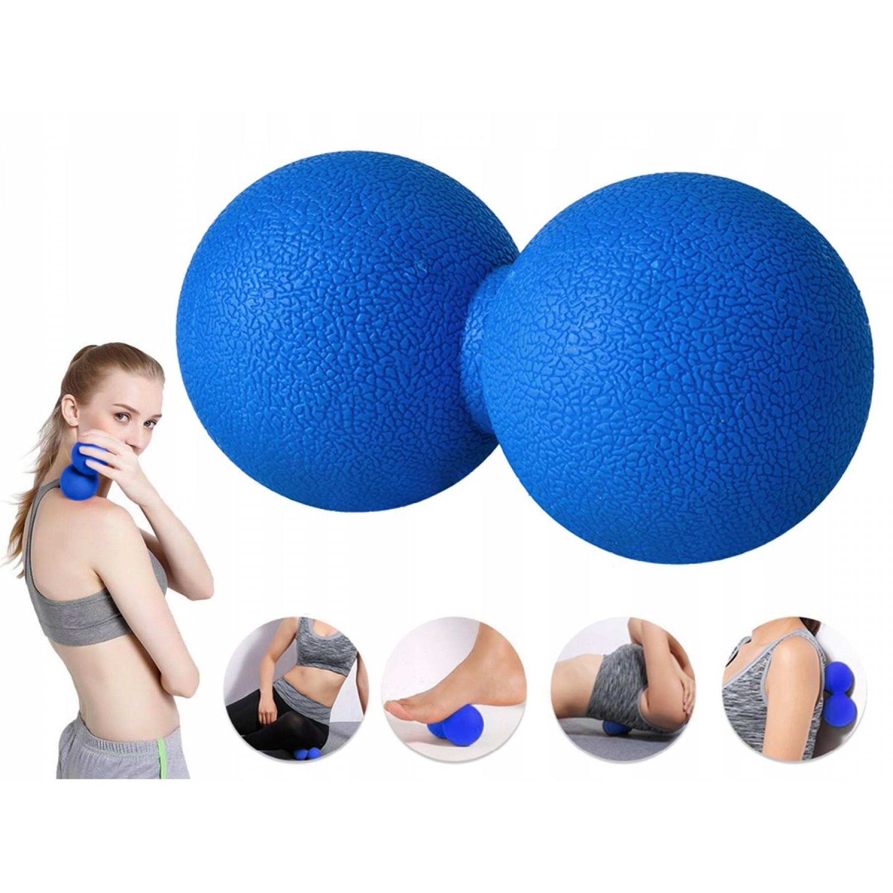 Массажный мяч двойной Springos Lacrosse Double Ball 6x12 см (20762) - фото 2