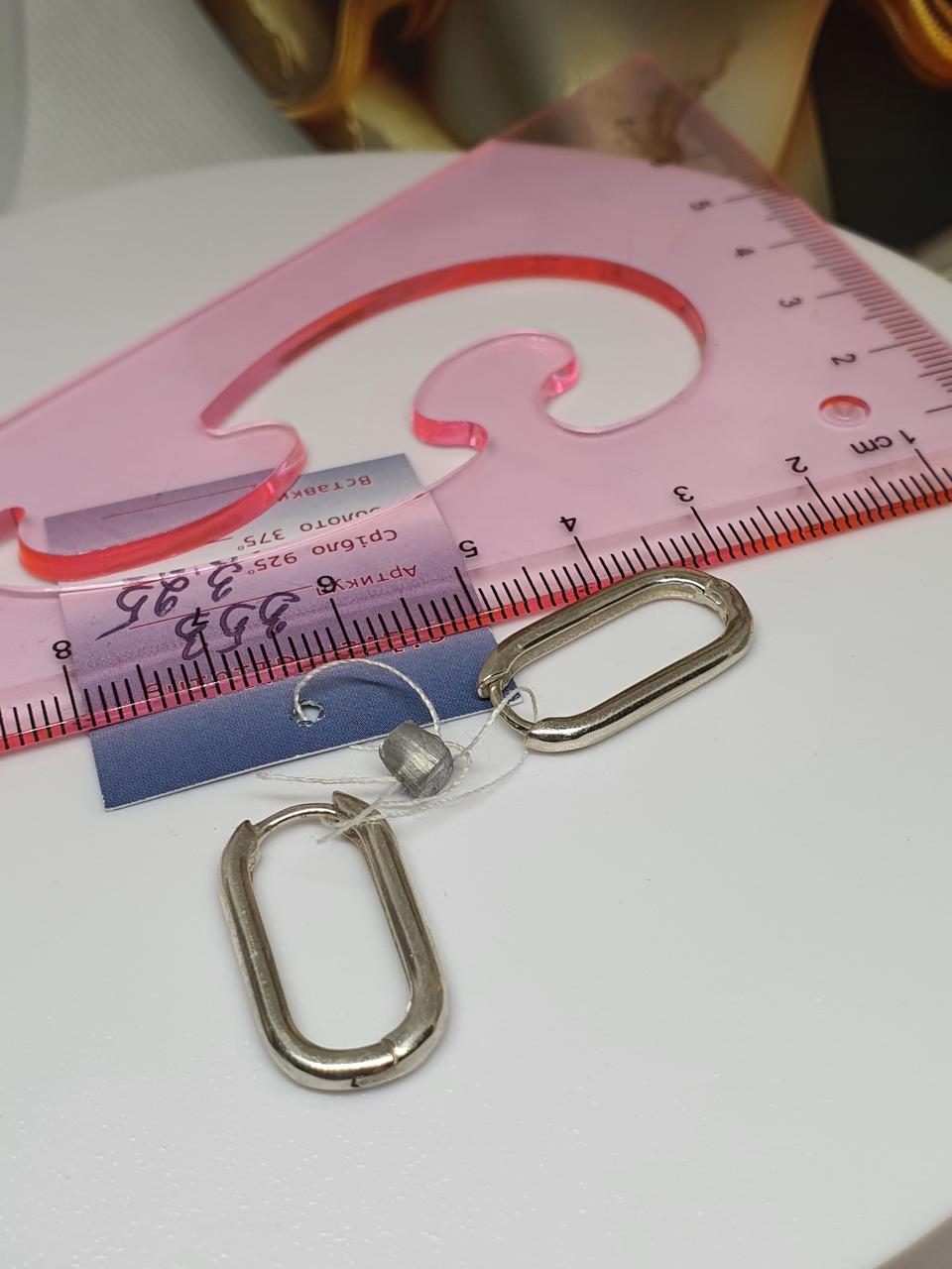 Срібні сережки 925 проба (30220254) - фото 4 Срібні сережки 925 проба (30220254) - фото 4