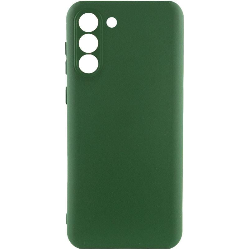 Противоударный Чехол Silicone Cover Lakshmi Full Camera (AAA) для Samsung Galaxy S23 Зеленый / Cyprus Green - фото 1