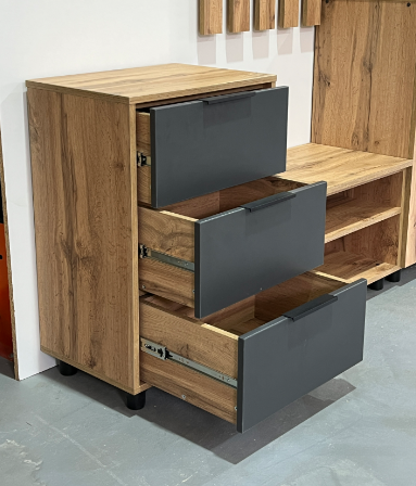 Комод в спальню 800х450х400 мм Сірий (kmd20) - фото 4