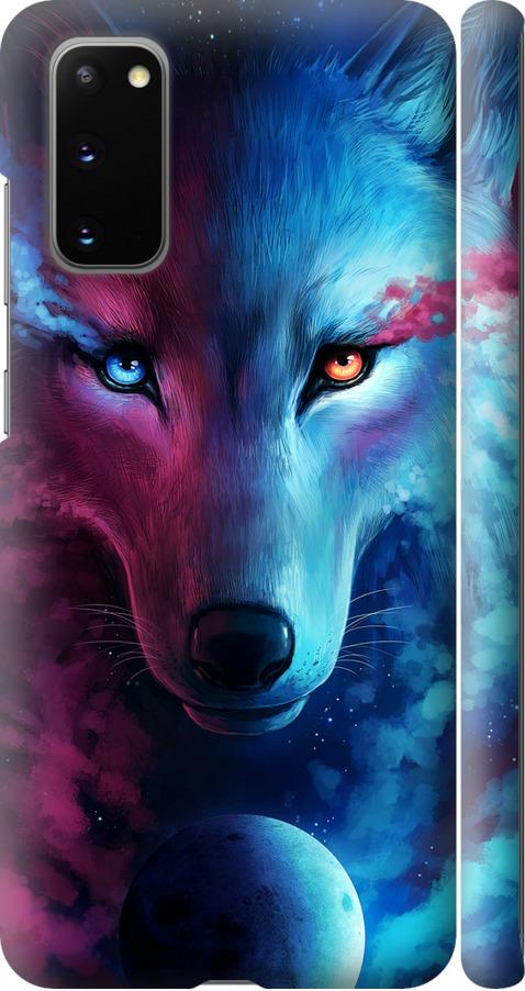 Чехол на Samsung Galaxy S20 Арт-волк (3999m-1824-42517)