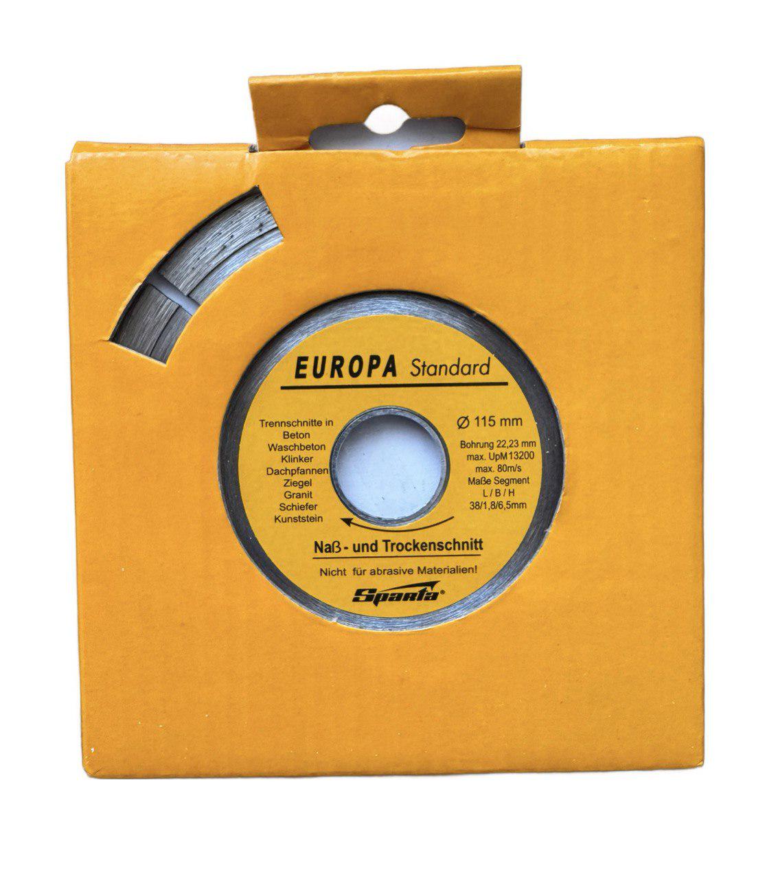 Диск алмазний Sparta сегментний 115х22,23 мм (22717582) - фото 2 Диск алмазний Sparta сегментний 115х22,23 мм (22717582) - фото 2