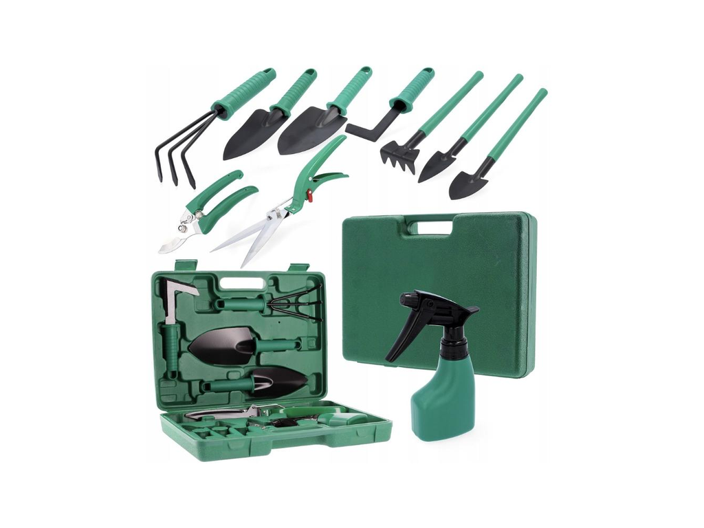 Набір садового інструменту в валізі 10 шт. (23676477) - фото 3