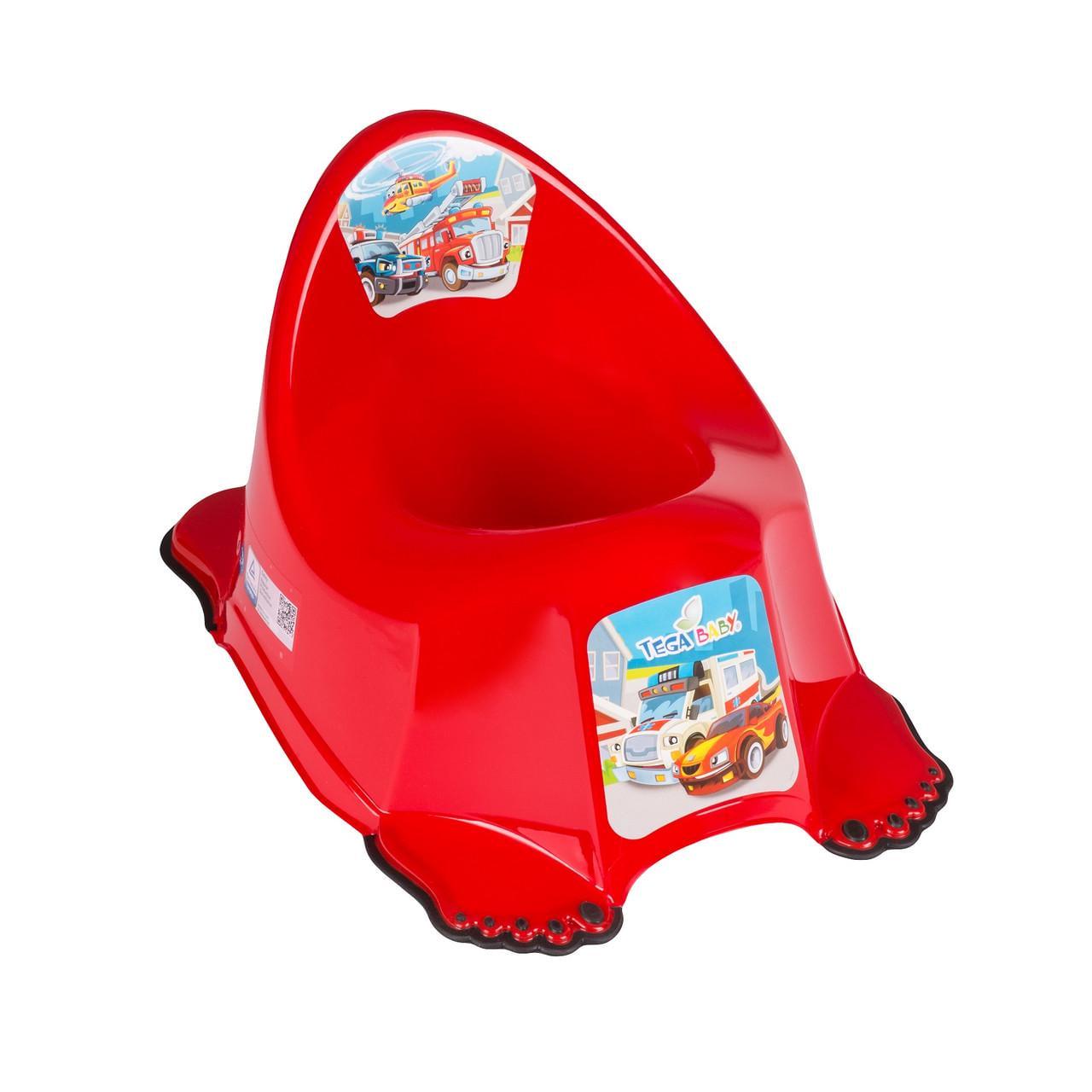 Горщик Tega Baby PO-048-1212 Авто з протиковзкою гумою та музикою Червоний (590296301003) Горщик Tega Baby PO-048-1212 Авто з протиковзкою гумою та музикою Червоний (590296301003)