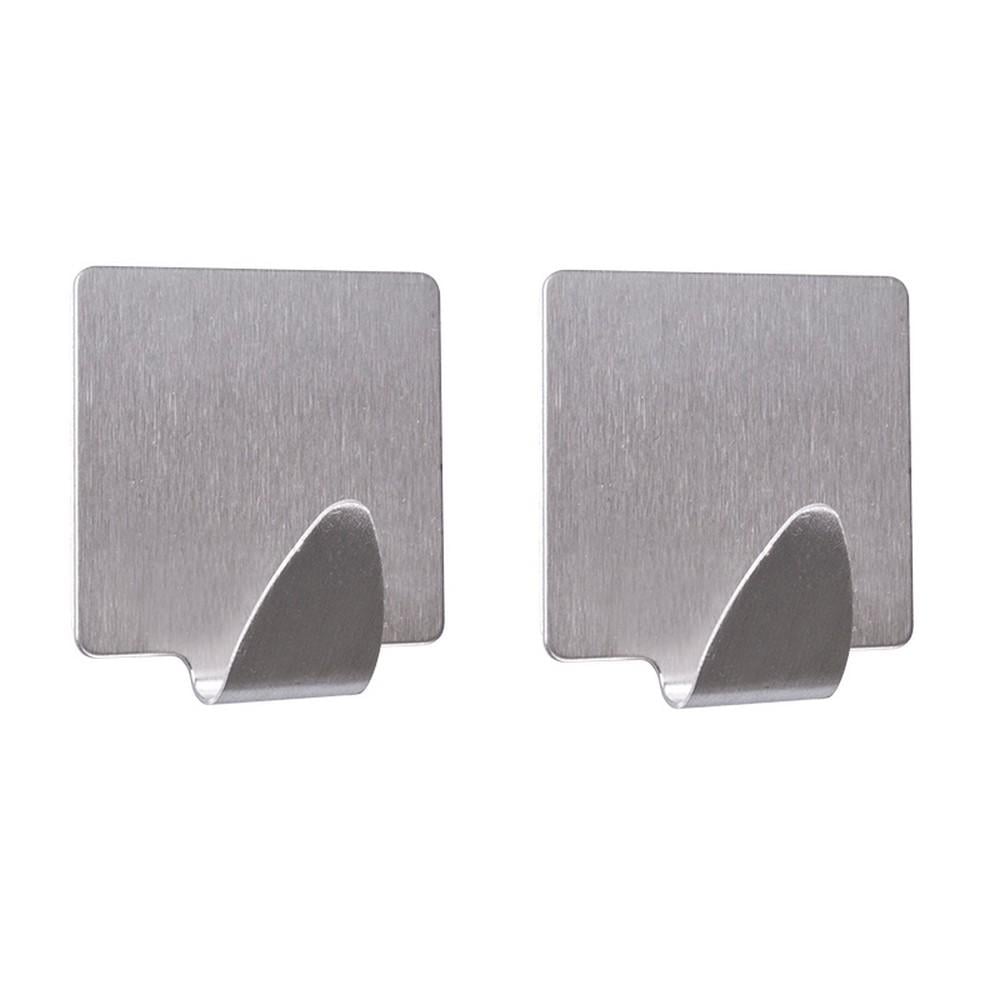 Вешалка настенная AWD interior 1,7х3,6х4 см нержавеющая сталь 2 шт. (AWD02091328)