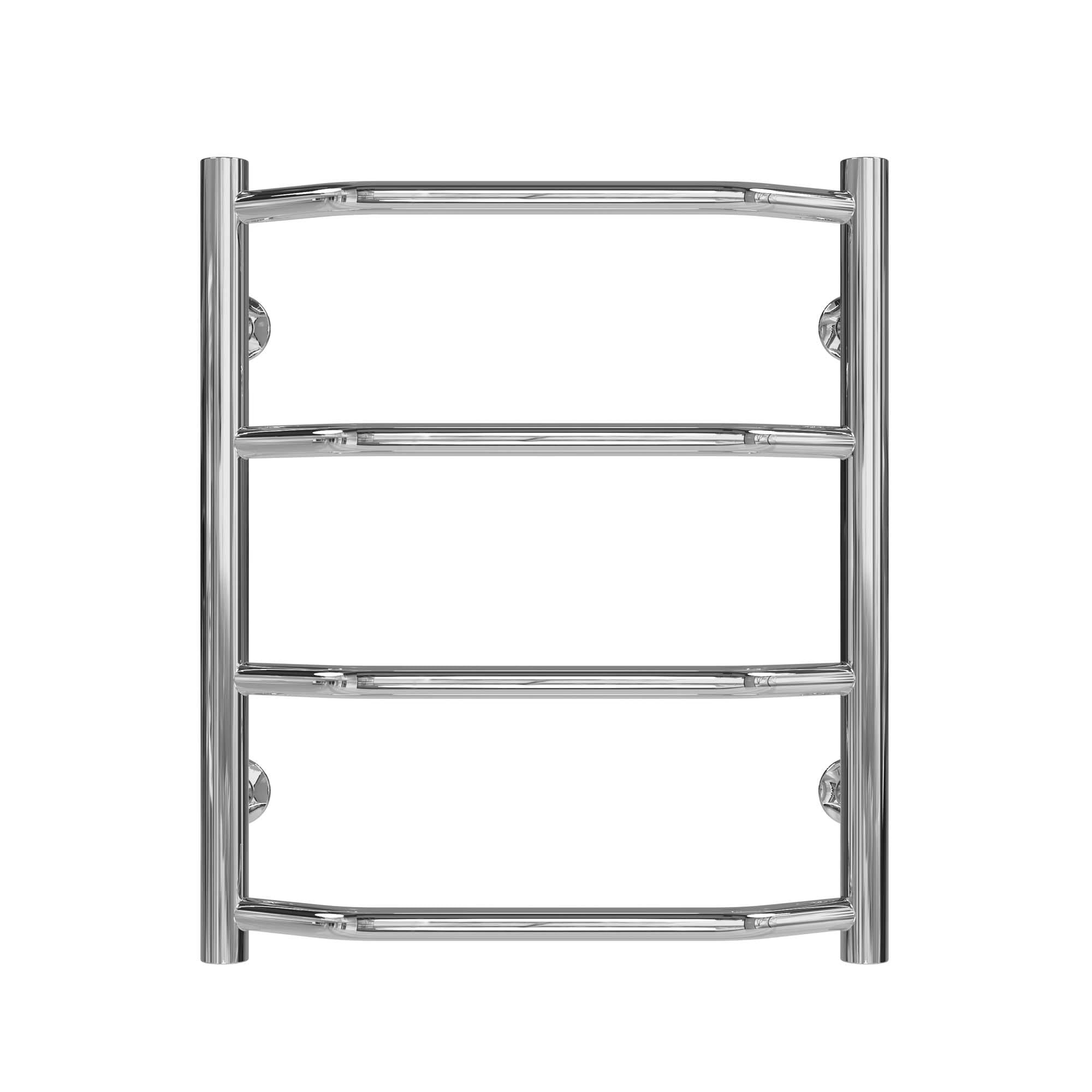 Полотенцесушитель водяной Deffi Трапеция П4 нижнее подключение нержавеющая сталь 400х500 мм Хром (C.TR.50.40.4.C.A)