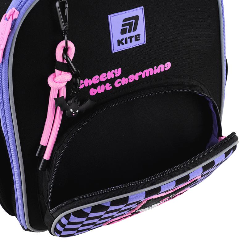 Школьный рюкзак KITE Education HK25-556M Kuromi каркасный с ортопедической спинкой (995391) - фото 15 Школьный рюкзак KITE Education HK25-556M Kuromi каркасный с ортопедической спинкой (995391) - фото 15