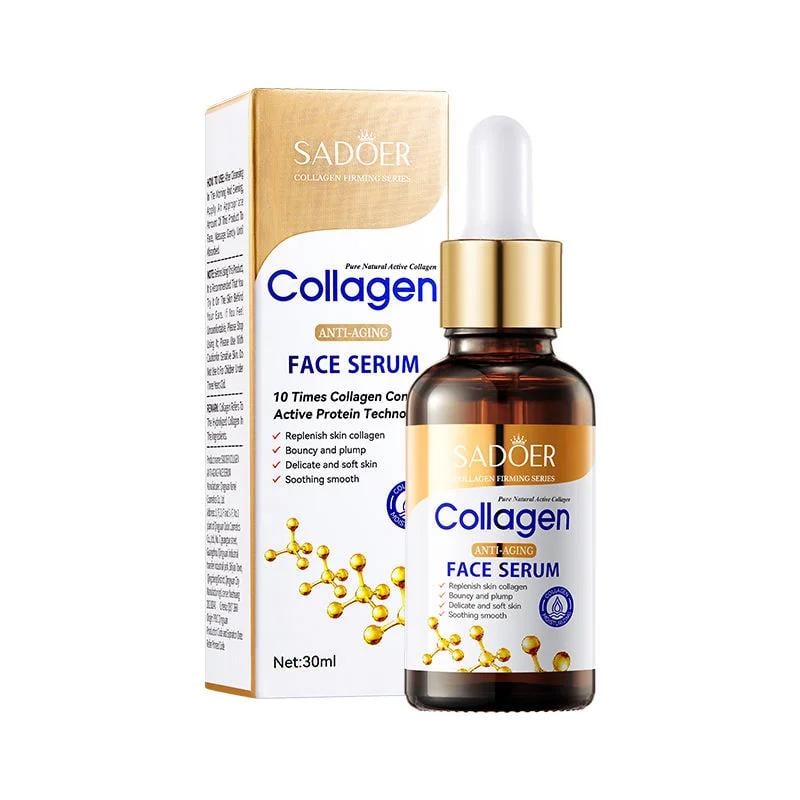 Сыворотка коллагеновая SADOER Anti-Aging для лица против старения 30 мл