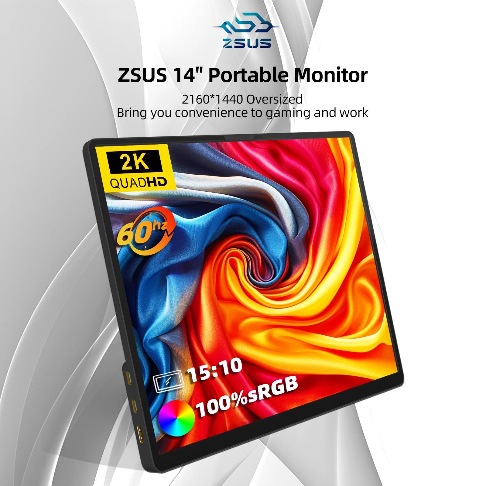 Монітор портативний ZSUS 14A-2K - фото 6