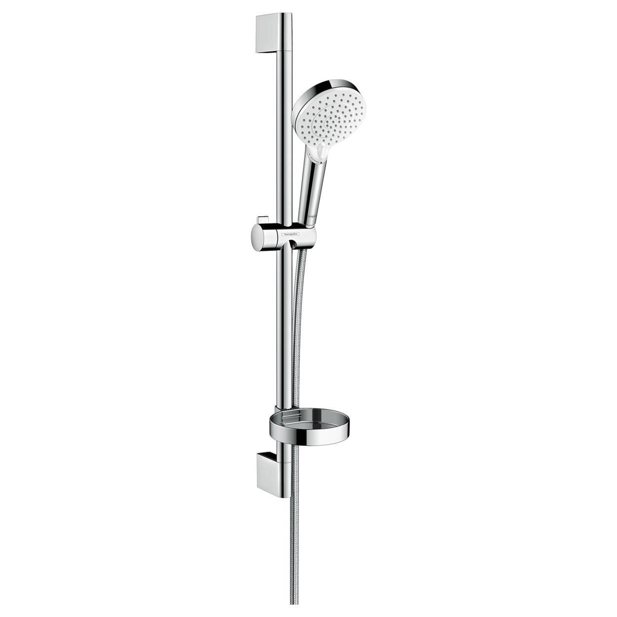 Душевой комплект Hansgrohe Crometta Vario 65 с мыльницей Casetta пластик 65 см Хром (56003)