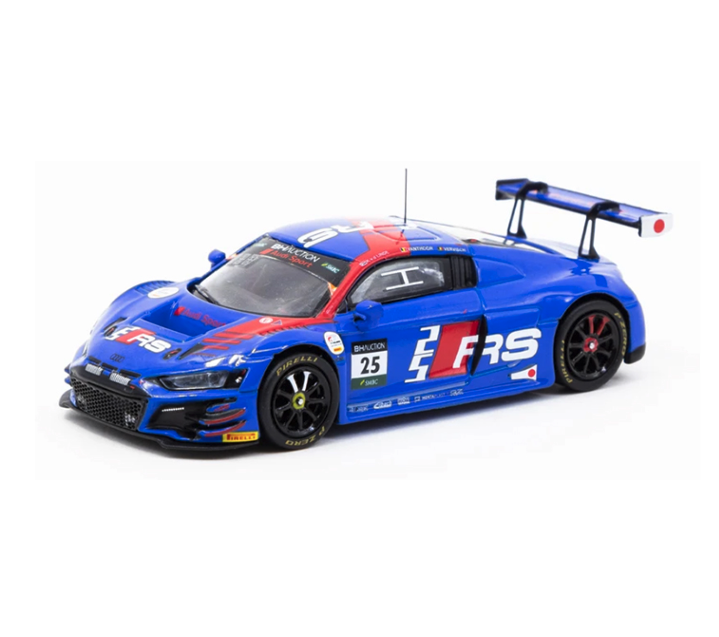 Модель автомобиля Tarmac 1:64 Audi R8 LMS №25 Winner of 2019 Suzuka 10 Hours (T64-043-19SUZ)