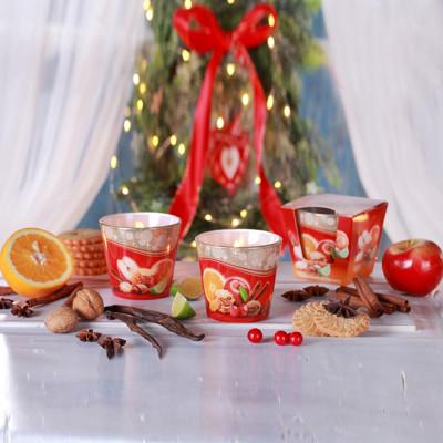 Свечка ароматическая Christmas Time корица и яблоко (28706) - фото 3 Свечка ароматическая Christmas Time корица и яблоко (28706) - фото 3