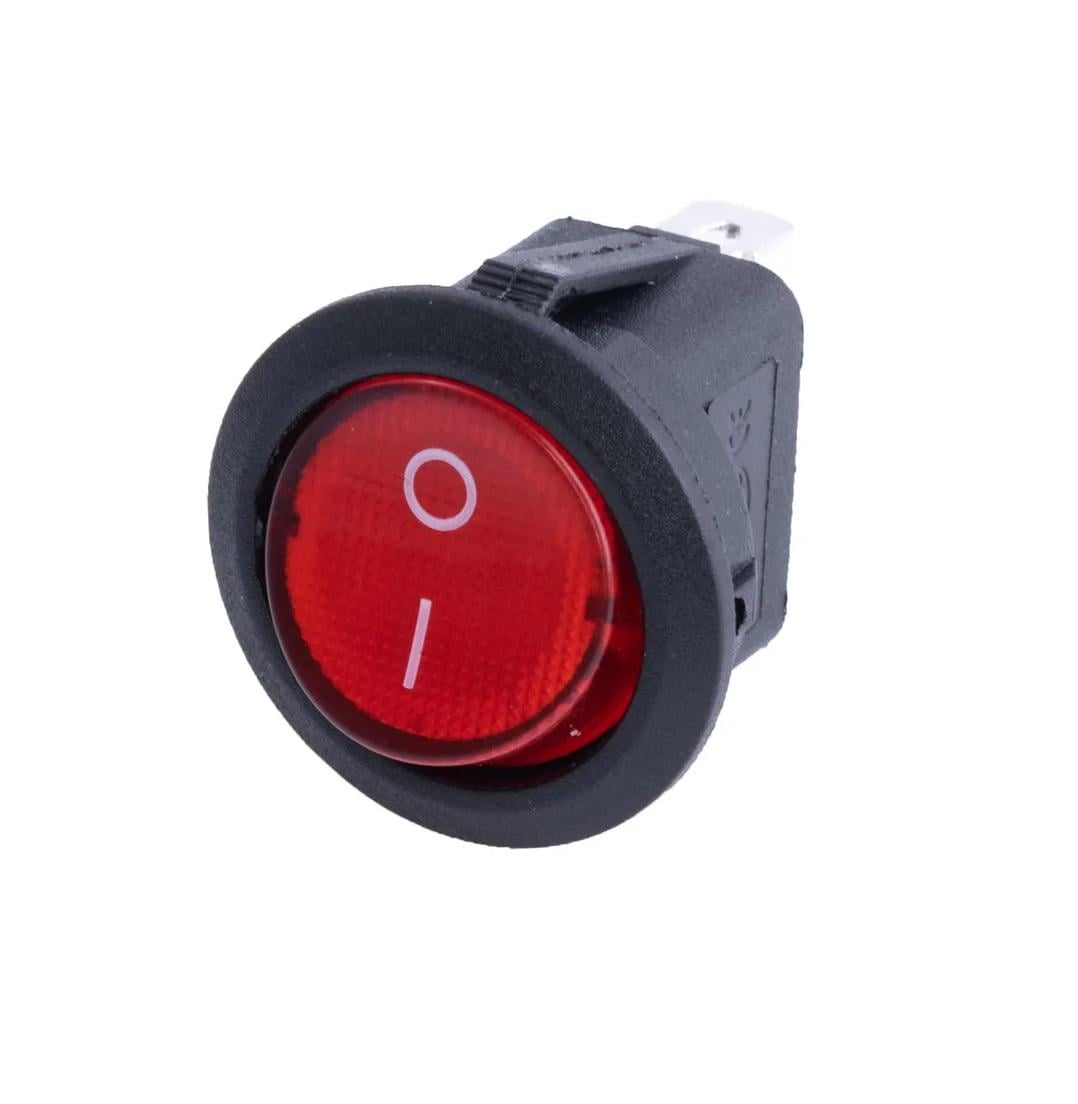 Перемикач On-Off L-KLS7-020-101011RB 6A 250V для електронних схем та проектів (00-00026357)