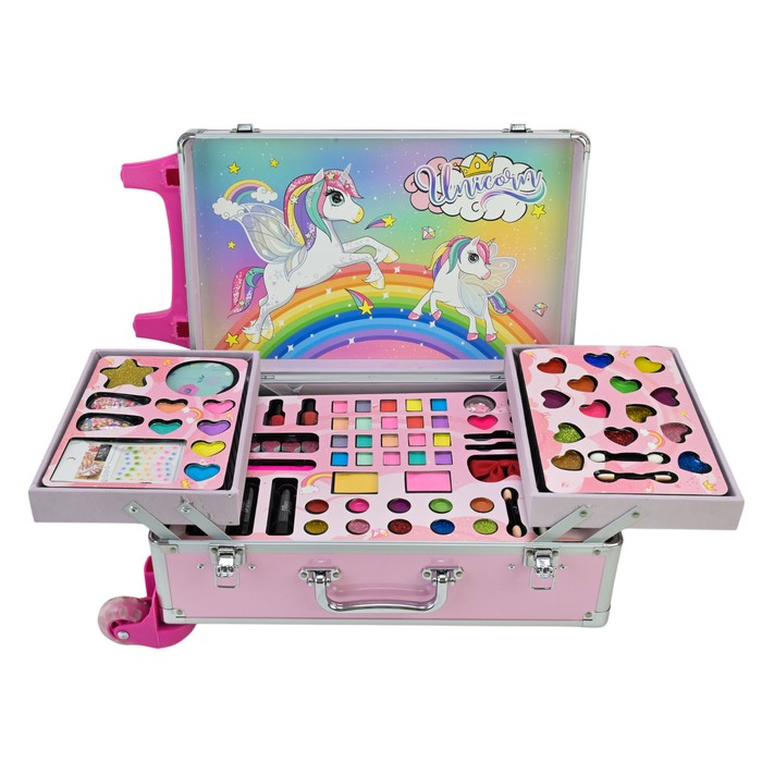 Дитячий набір стиліста FT2066 Єдиноріжка у валізі з косметикою та аксесуарами (2784994179)