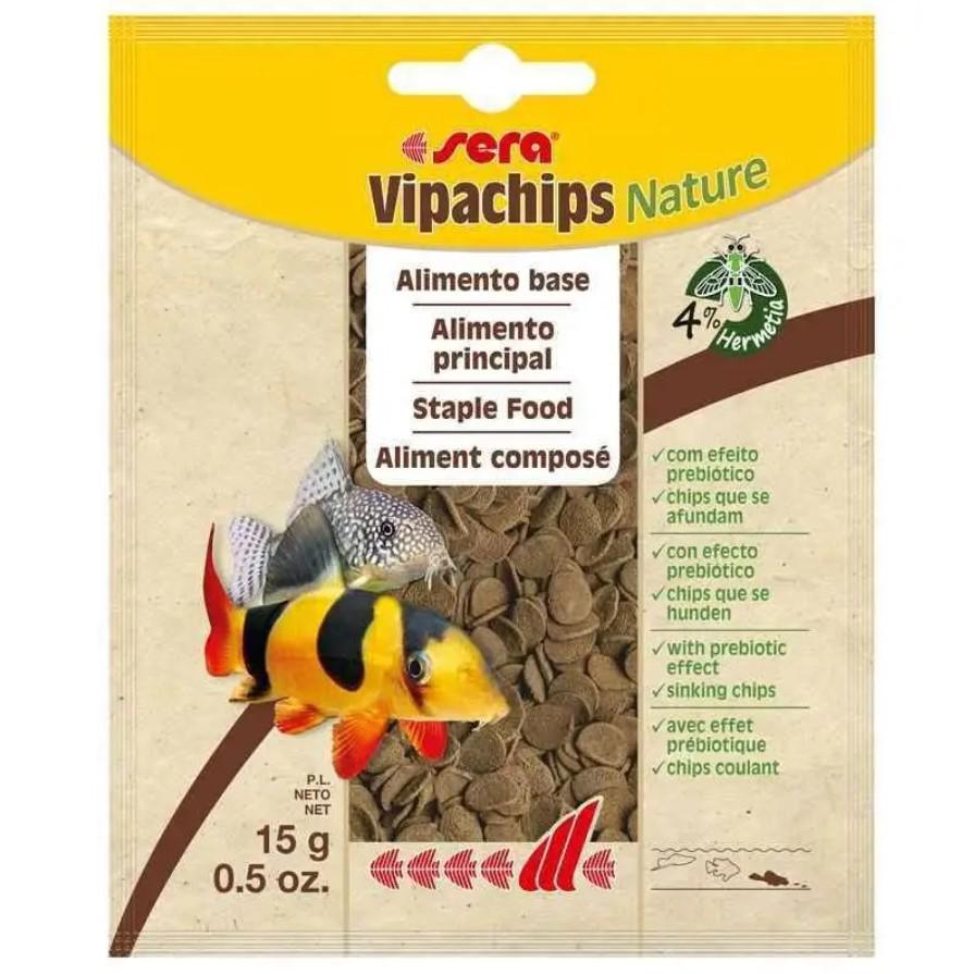 Корм для рыб Sera Vipachips Nature для аквариумных донных рыб 15 г Корм для рыб Sera Vipachips Nature для аквариумных донных рыб 15 г
