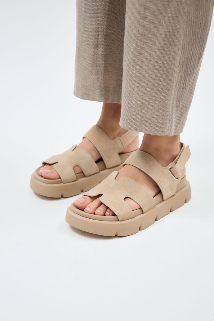 Босоніжки жіночі LONZA 195735 р. 40 Бежевий (20387_40) - фото 2