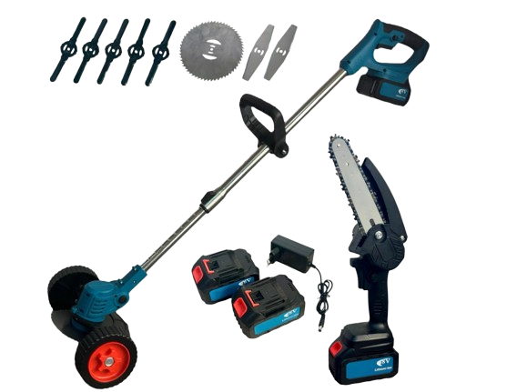 Набір Alafhrid 2в1 триммер акумуляторний/ланцюгова мініпила (MFG-809) Набір Alafhrid 2в1 триммер акумуляторний/ланцюгова мініпила (MFG-809)