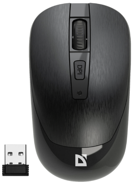 Компьютерная мышка Defender Wave MM-995 Wireless Черный (52995)