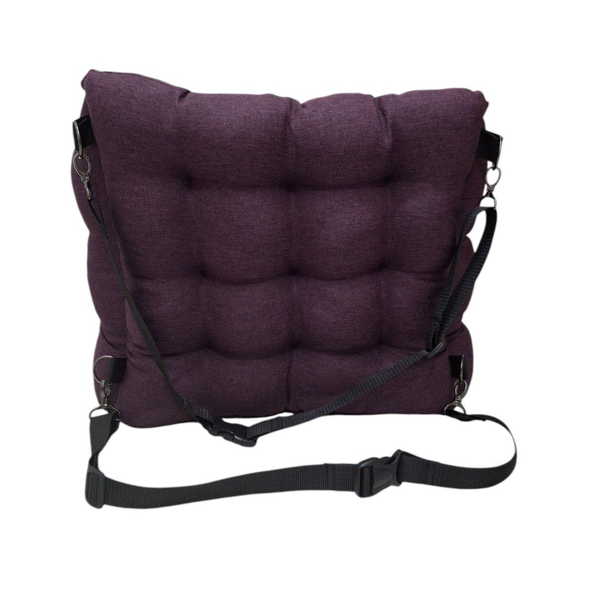 Автомобільне крісло для собак Huge and Tiny зі знімними ременями 50x45 см Фіолетовий - фото 4 Автомобільне крісло для собак Huge and Tiny зі знімними ременями 50x45 см Фіолетовий - фото 4