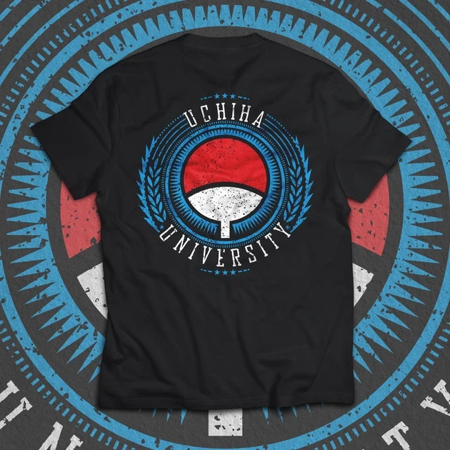 Футболка мужская с принтом Наруто Uchiha Blue Edition р. 48 (Anime0816)