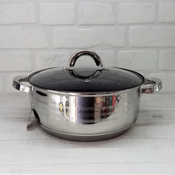 Набор кухонной посуды Edenberg из нержавеющей стали 12 (EB-4013) - фото 6 Набор кухонной посуды Edenberg из нержавеющей стали 12 (EB-4013) - фото 6