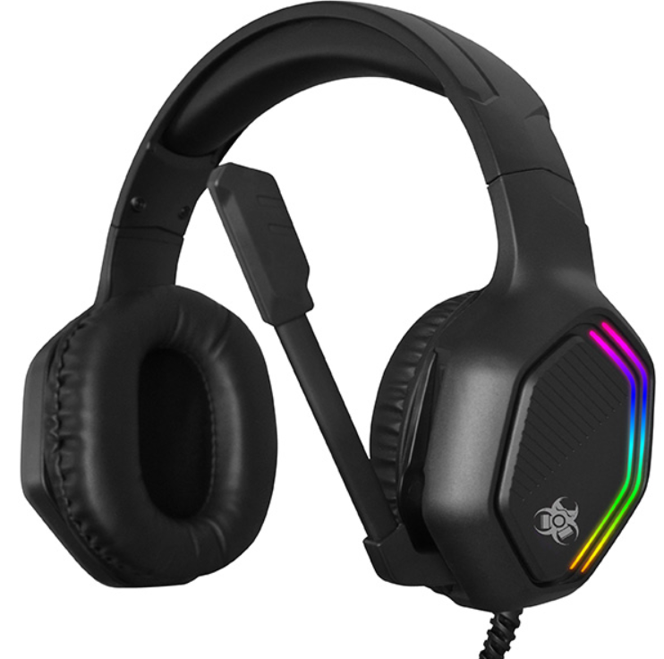 Наушники с микрофоном Tracer GAMEZONE GZ X3 TRASLU47534 полноразмерные с подсветкой Черный (leo-140509)