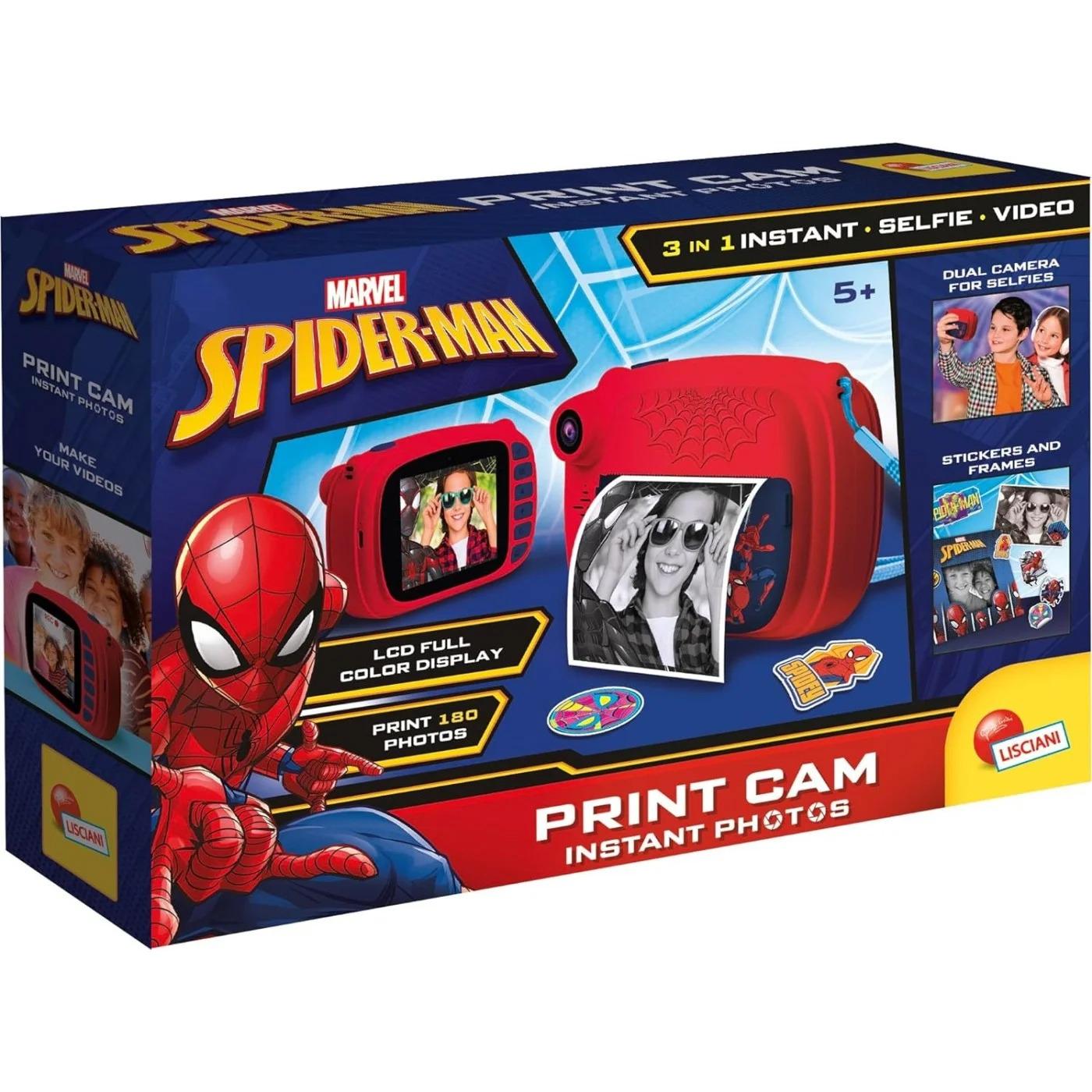 Камера моментальной печати детская Spiderman