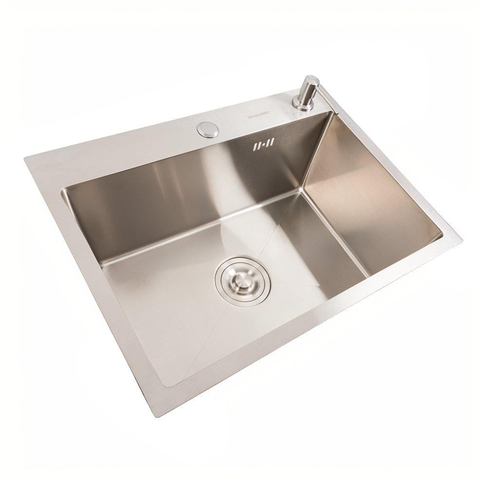 Кухонний комплект Valeso Handmade мийка 58x43 см змішувач KN36 (000050612) - фото 2