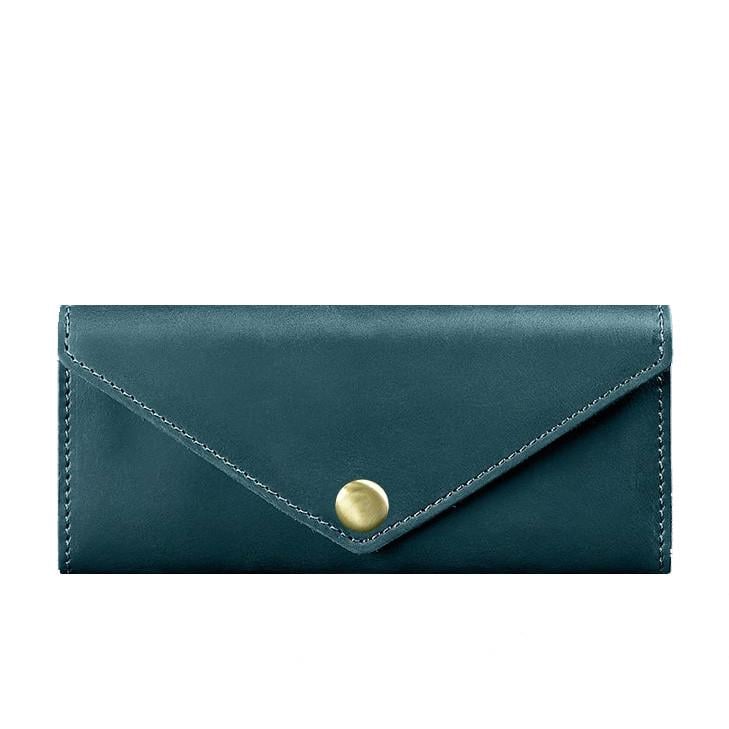 Кошелек женский кожаный BlankNote Керри 1.0 Зеленый (A-026529)