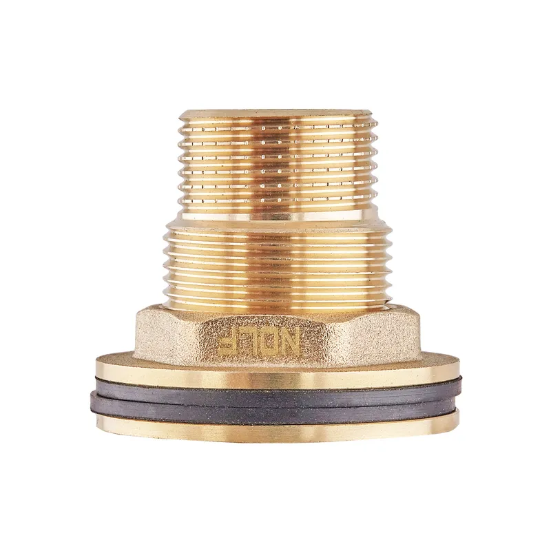 Врезка в бак с контргайкой Nolf NFC.450-06 наружная резьба латунная 1/2" (OL-NF3239)