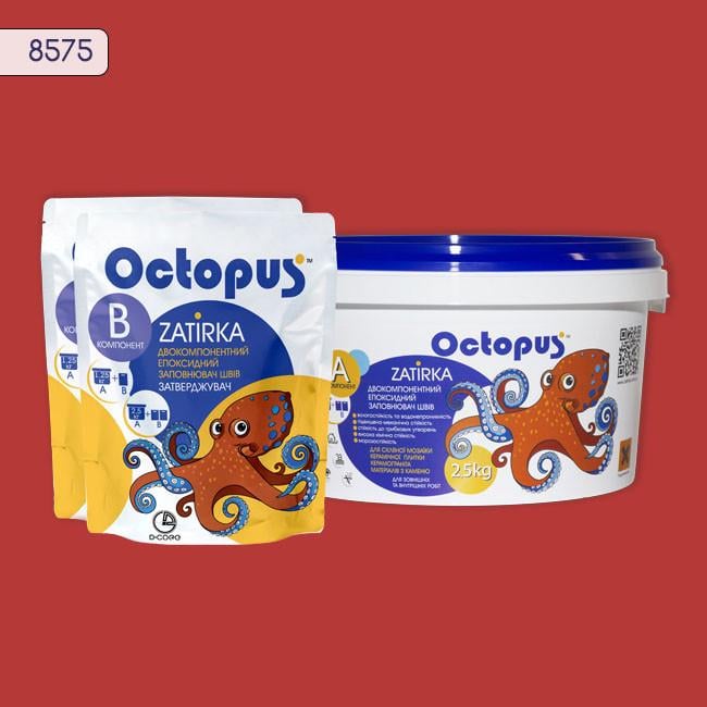 Затирка для плитки Octopus Zatirka 8575 эпоксидная 2,5 кг