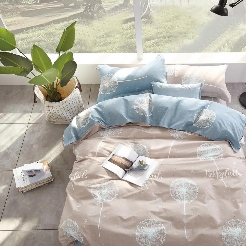 Постільна білизна Viluta 19008 із простирадлом на гумці 160х200 см двоспальна (23565272)