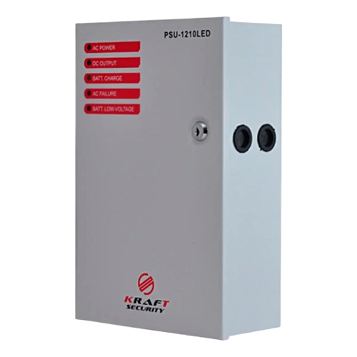 Джерело безперебійного живлення Kraft PSU-1210LED 12V 10А 18А·г Сірий (31330788) Джерело безперебійного живлення Kraft PSU-1210LED 12V 10А 18А·г Сірий (31330788)