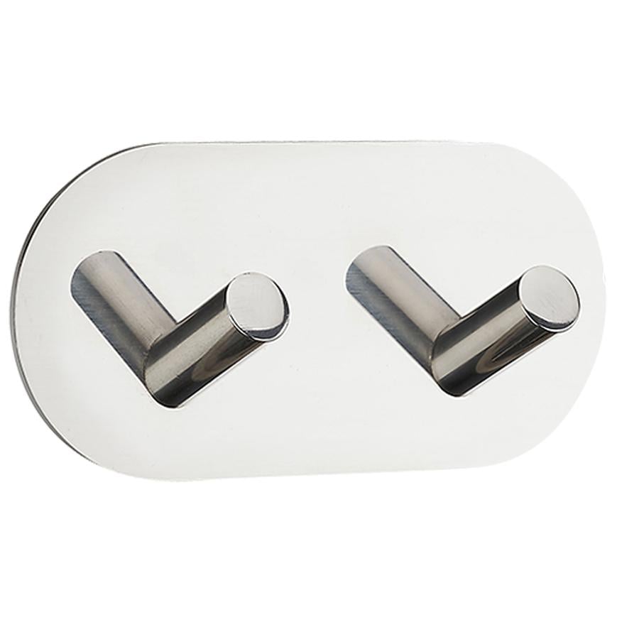 Тримач з гачками для рушників MVM HSS-504/2R PSS подвійний Сатин (211158)