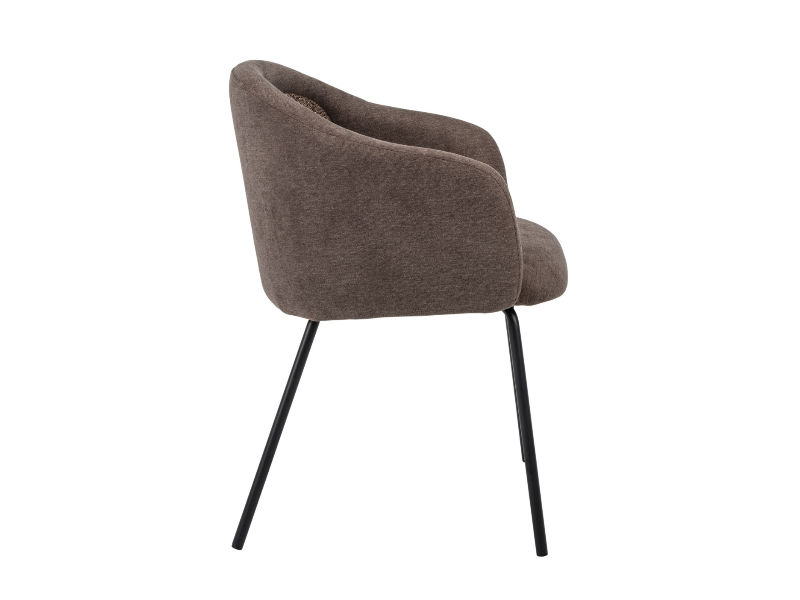 Стілець обідній Vetro Mebel Шоколад/Чорний (M-242) - фото 2 Стілець обідній Vetro Mebel Шоколад/Чорний (M-242) - фото 2