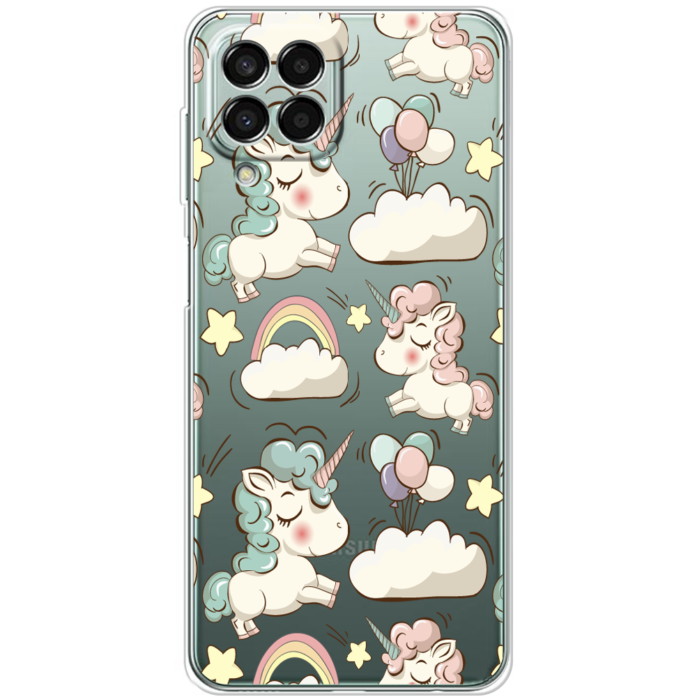 Чехол BoxFace Samsung Galaxy M33 5G (M336) Unicorns Прозрачный силикон (44472-cc2-44472)