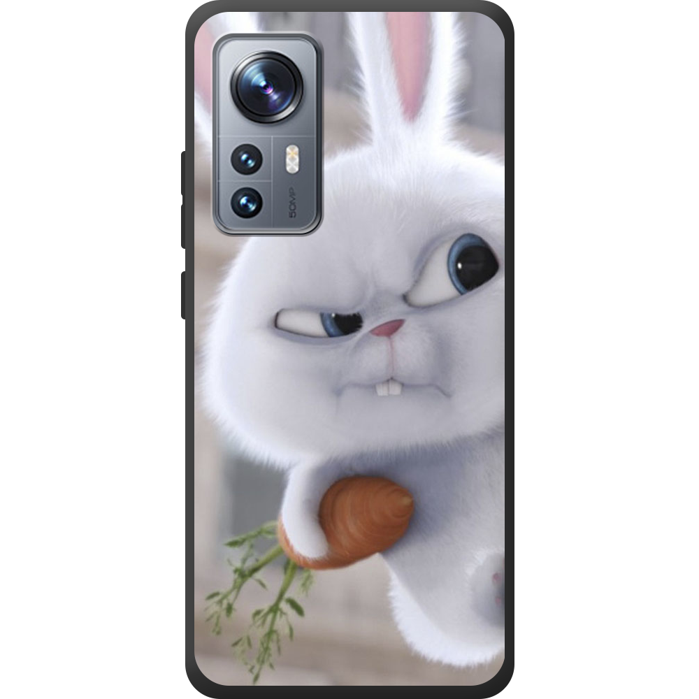 Чехол BoxFace Xiaomi 12 / 12X Rabbit Snowball Черный силикон (44529-up1116-44506)