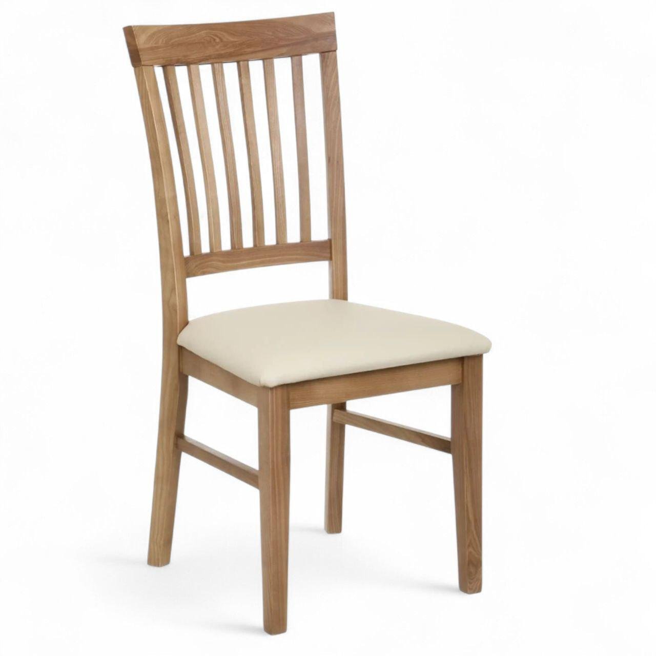 Стілець обідній Вікторія Райнес Ясень натуральний/Бежевий Стілець обідній Вікторія Райнес Ясень натуральний/Бежевий