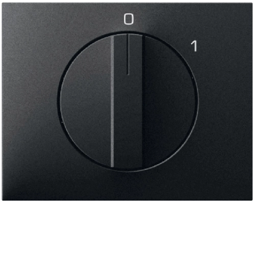 Панель лицевая Berker K.1 для поворотного выключателя Антрацитовый (11507106)